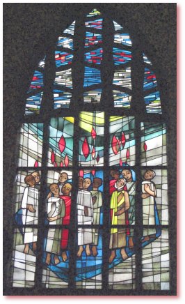 Pfingstfenster in der Marktkirche