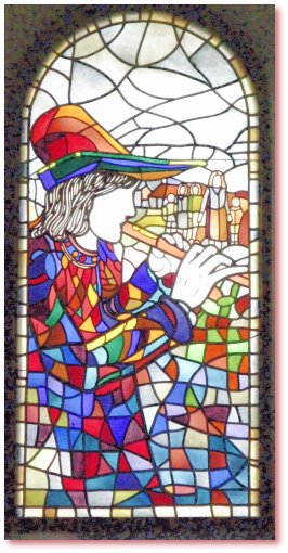 Rattenfängerfenster in der Marktkirche